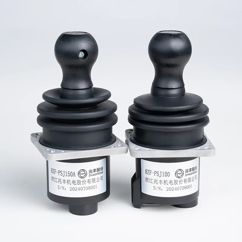 Електрична контролна рачка против лизгање за индустриско возило